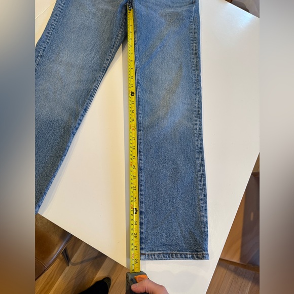 & Other Stories High Waist Slim Fit Denim Jean Mid Blue Size 28 $119 - Picture 7 of 12